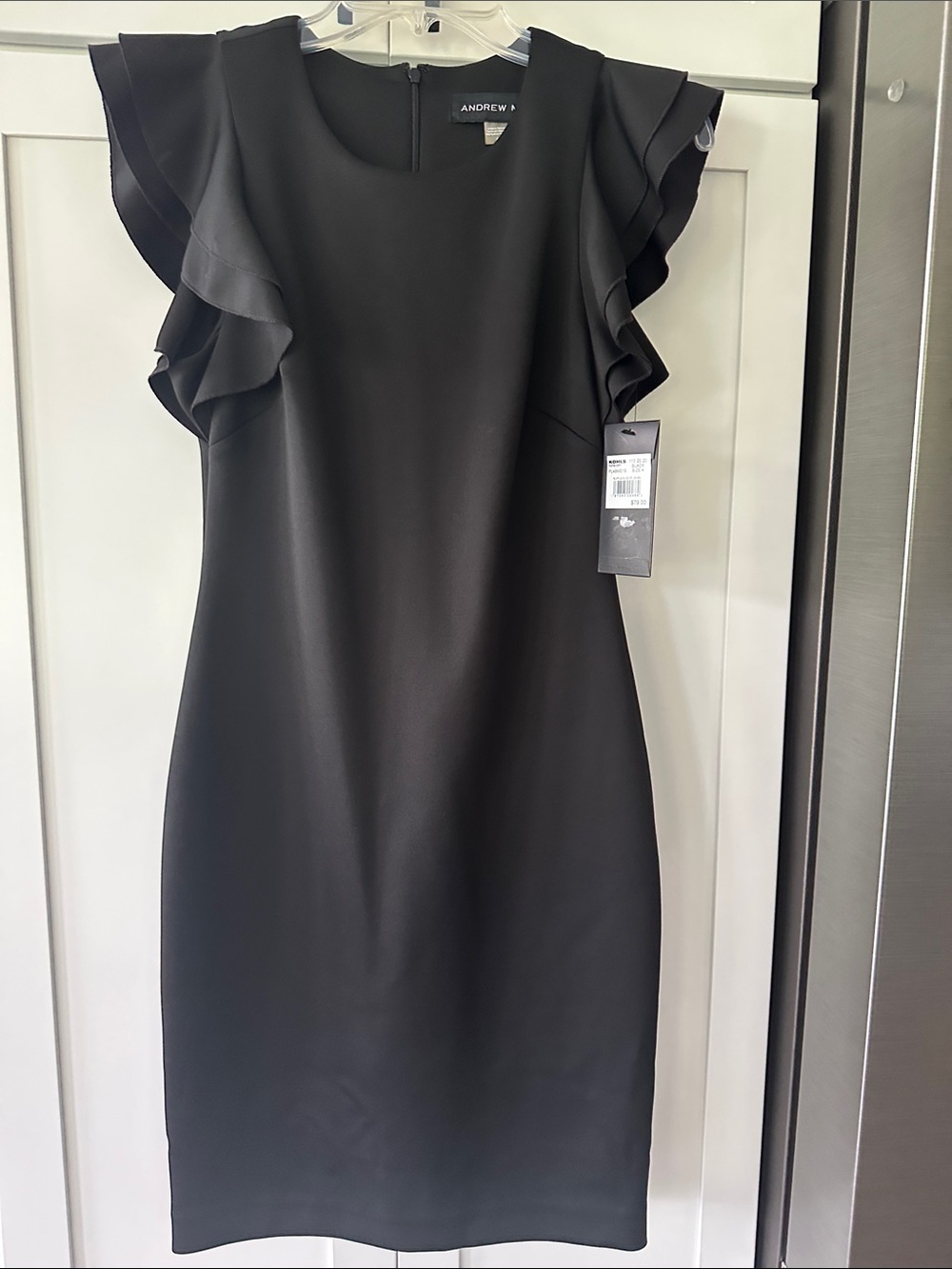 Andrew Marc black cocktail dress